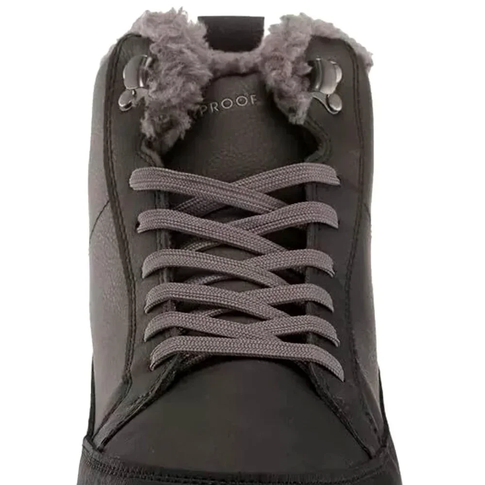Weatherproof 10 Winter Boots Mens Logjam Shearling Lace-up Outdoor Snow Shoes
